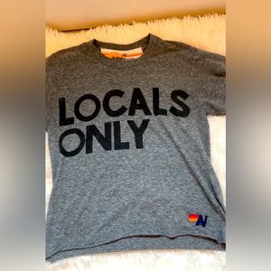 Grey aviator nation shirt